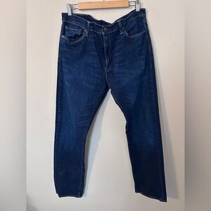Levi’s mens Classic 504 straight leg denim blue Jeans size 36 x 34